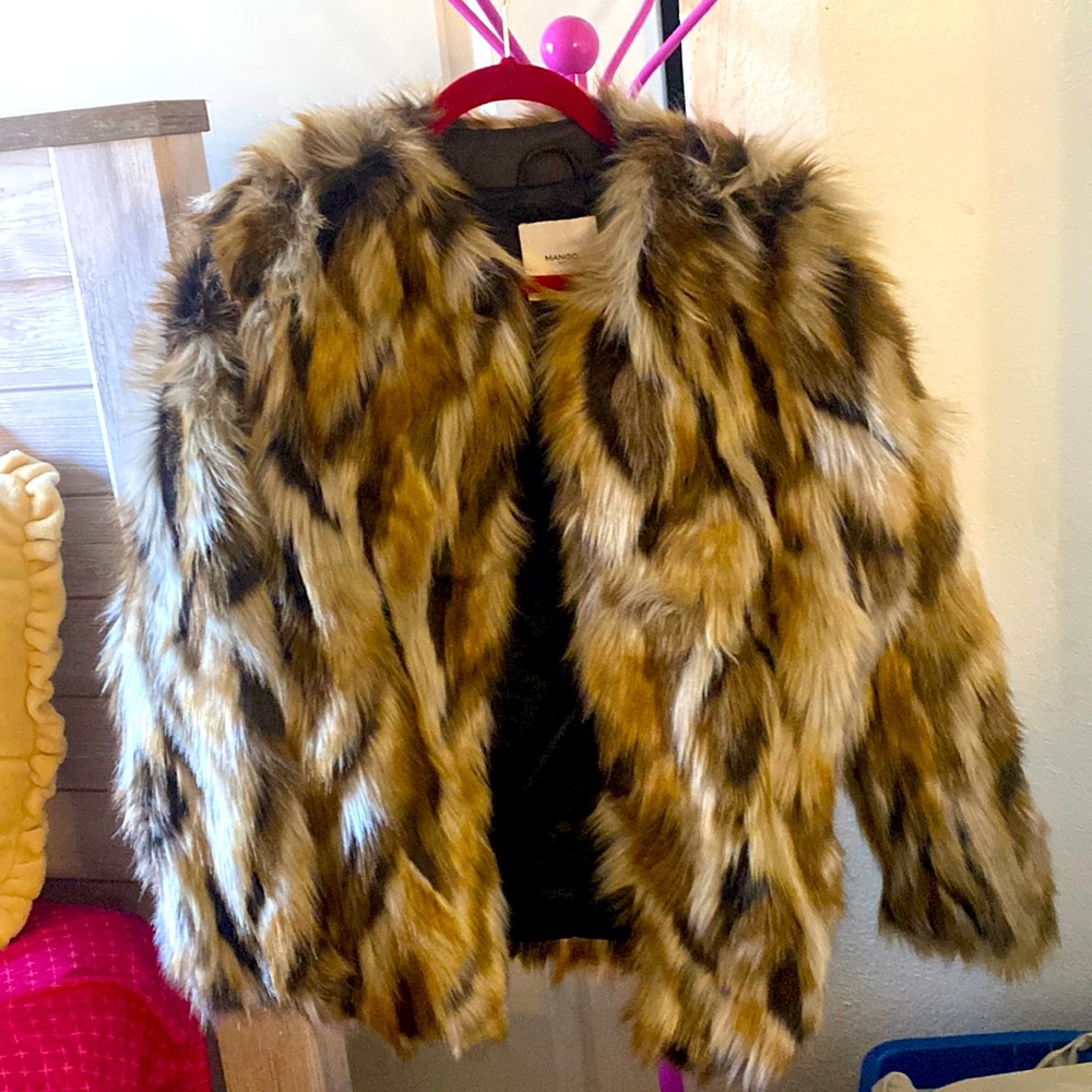Very furry and beautiful winter jacket
